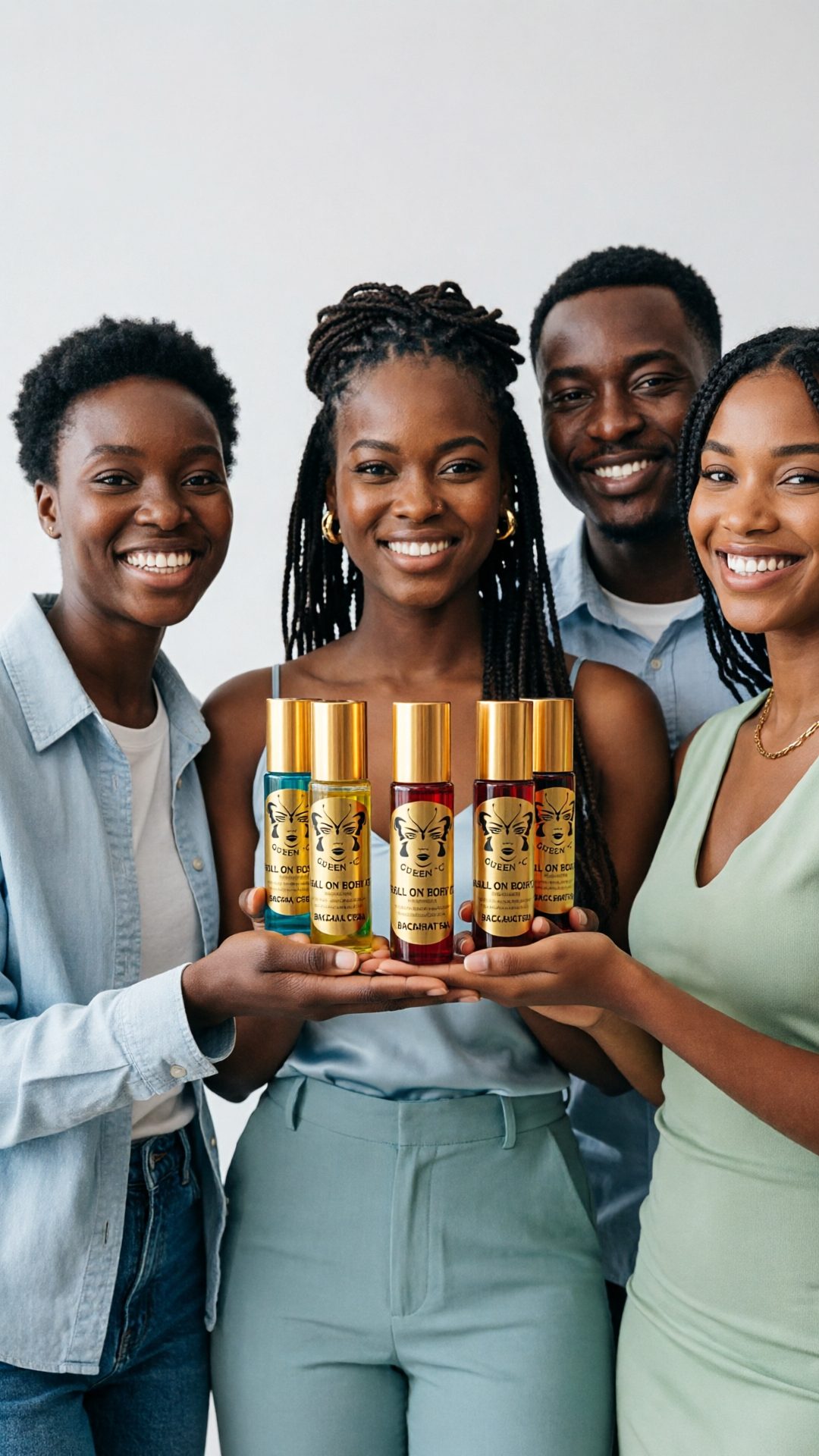 QUEEN C'S ROLL-ON BODY OIL -Over 100 scents
