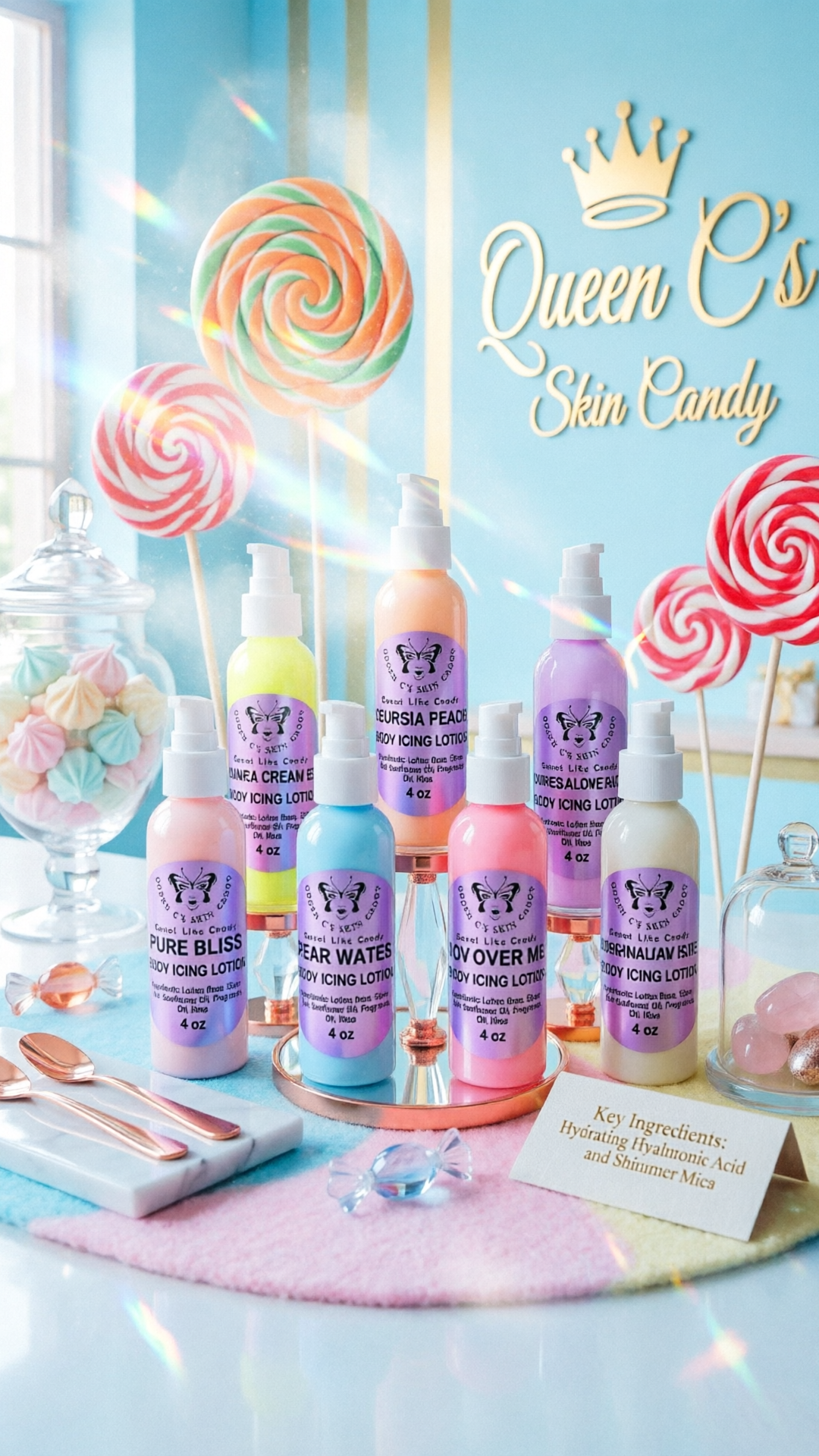 SHEA BUTTER BODY ICING LOTION 4-PACK -Over 100 scents