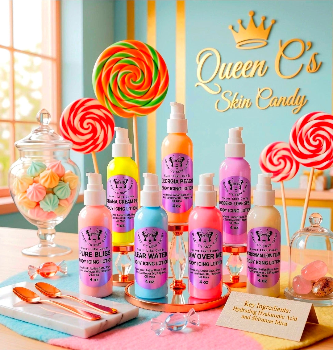 SHEA BUTTER BODY ICING LOTION -Over 100 scents