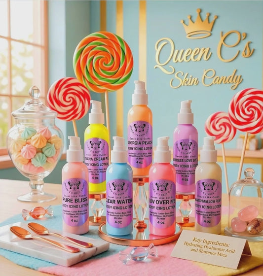 SHEA BUTTER BODY ICING LOTION -Over 100 scents