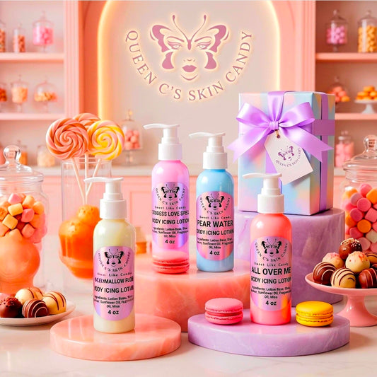 SHEA BUTTER BODY ICING LOTION 4-PACK -Over 100 scents