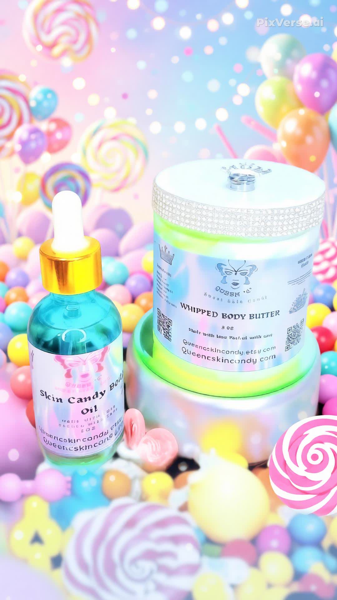 WHIPPED BODY BUTTER OR BODY BALM GLAZE & OIL DUO - Over 100 scents with Personalized Bling Lid with Initial