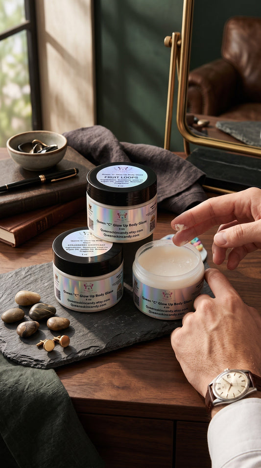 MEN'S COLLECTION GLOW UP BODY BALM GLAZE - Over 50 scents